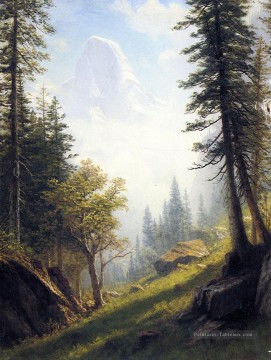 Parmi les Alpes bernoises Albert Bierstadt Peinture à l'huile